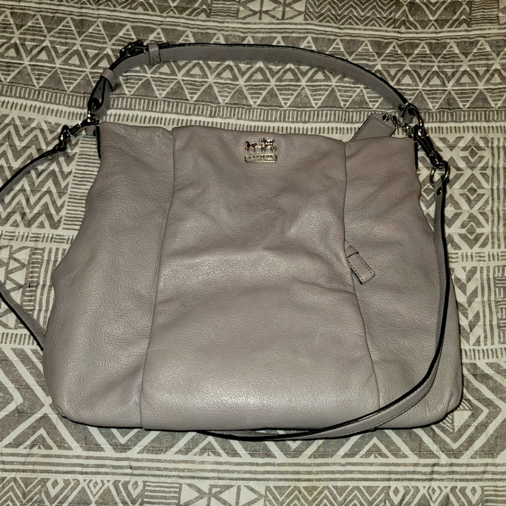 Vintage Coach Crossbody in Grey